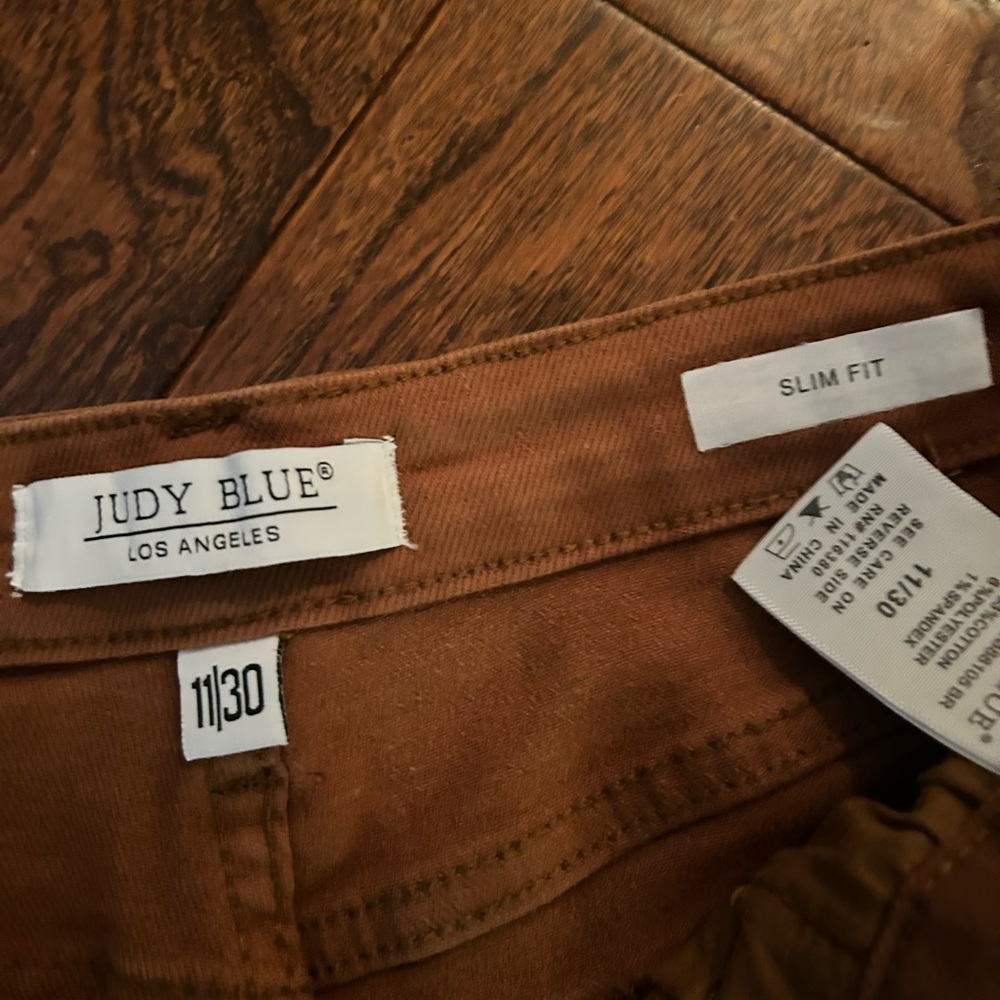 Judy Blue Slim Fit Tan Jeans